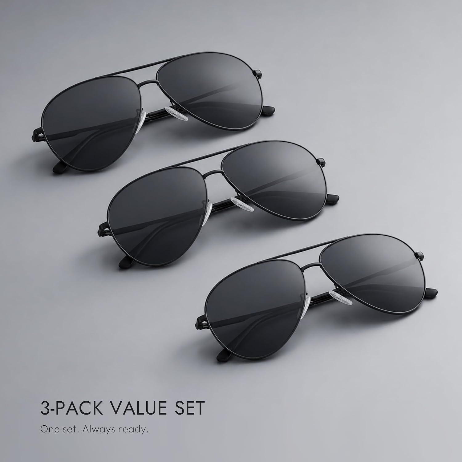 image:imageEiuizah Polarized Aviator Sunglasses for Men Women UV400 Driving ShadesBlueGradient BrownGradient Grey